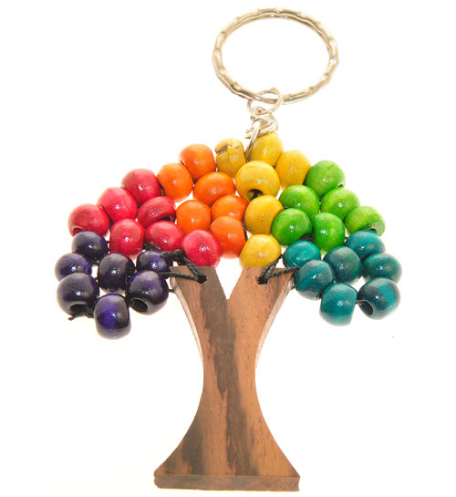 Collana ciondolo albero della vita e perline colorate - Gioielli -... | su