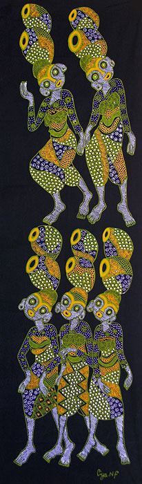 BATIK PRIMITIVI AUTORE LIYANF CM 45X150 VERTICALE - Image 2