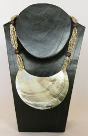 COLLARINI PERLINE CONCHIGLIA MEZZALUNA CM 12