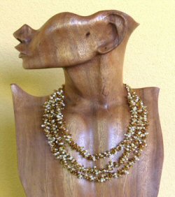 COLLANE PERLINE MODELLO CORALLO 3 RIGHE