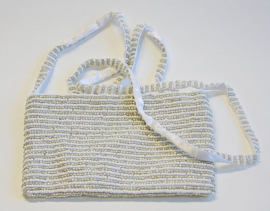 BORSETTINA TRACOLLA CON PERLINE CM 12X18 - Image 16