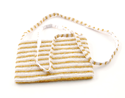 BORSETTINA TRACOLLA CON PERLINE CM 12X18