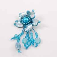 SPILLE FIORE PERLINE E MADREPERLA COL.