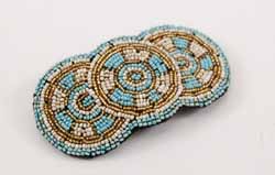 FERMACAPELLI PERLINE 3 CIONDOLI CON CLIP