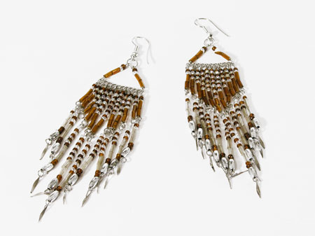 ORECCHINI ZINGARA CON PERLINE - Image 3