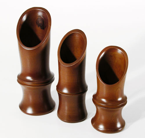 VASO IN LEGNO DI TEAK CM 27X10 - Image 2