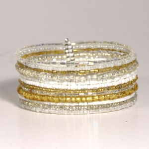 BRACCIALETTI RIGIDI CON PERLINE 12 FILI - Image 34