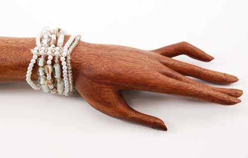 BRACCIALI ONDA CON MADREPERLA COLORATE - Image 29