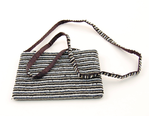 BORSETTINA TRACOLLA CON PERLINE CM 12X18 - Image 23