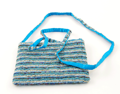 BORSETTINA TRACOLLA CON PERLINE CM 12X18 - Image 21