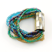BRACCIALI 10 FILI STRIPE CON TUBO MADREPERLA - Image 19
