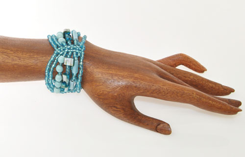 BRACCIALI ONDA CON MADREPERLA COLORATE - Image 32