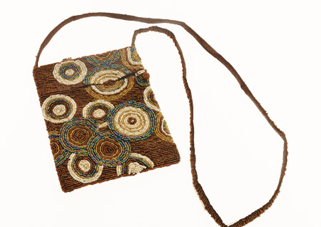 PORTAPASSAPORTO CON PERLINE CERCHI ETNICI CM 19X14,5 - Image 11