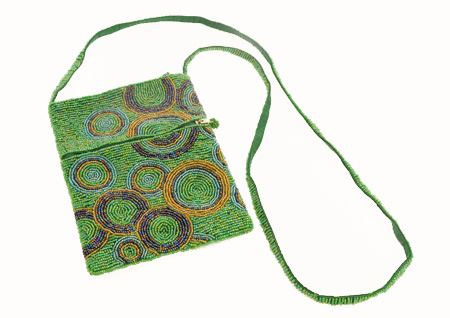 PORTAPASSAPORTO CON PERLINE CERCHI ETNICI CM 19X14,5 - Image 12