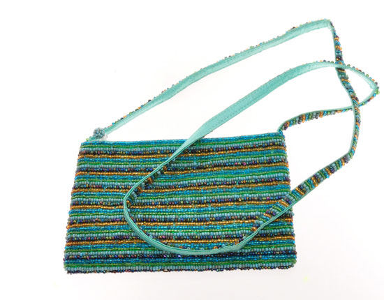 BORSETTINA TRACOLLA CON PERLINE CM 12X18 - Image 26