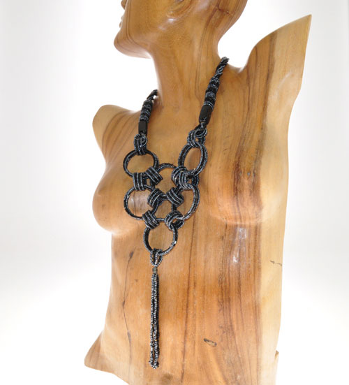 COLLANE CON ANELLI KAWAT GRANDI FRANGES - Image 9