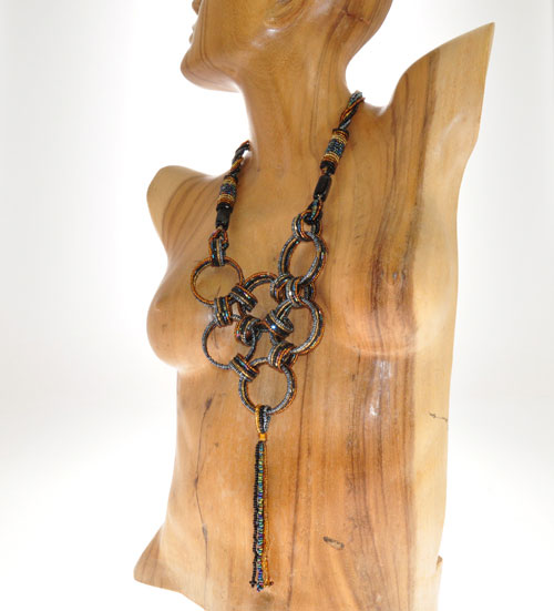 COLLANE CON ANELLI KAWAT GRANDI FRANGES - Image 10