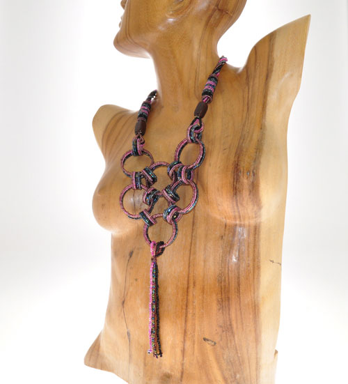 COLLANE CON ANELLI KAWAT GRANDI FRANGES - Image 13