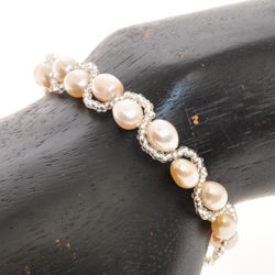 BRACCIALE CON PERLE DI FIUME PICCOLE ROSA