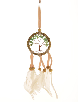 DREAM CATCHER CORDA RAME E PIETRA DELLA VITA