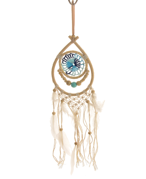 DREAM CATCHER MACRAME TEARS DROP 16X10 CM - Image 2