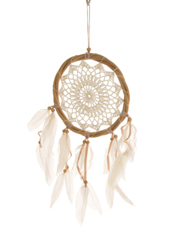 DREAM CATCHER UNCINETTO COMB RATTAN 14 CM