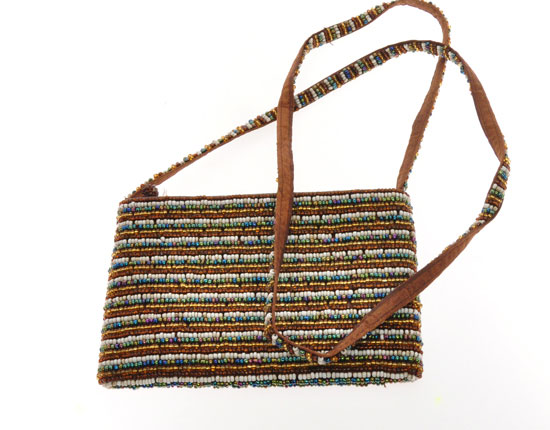 BORSETTINA TRACOLLA CON PERLINE CM 12X18 - Image 9