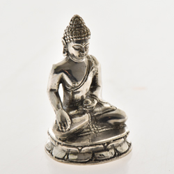 STATUA BUDDHA SEDUTO IN MEDITAZIONE CM 6