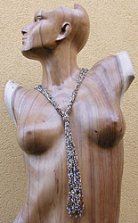 COLLANE 8 FILI CON NODO E FRANGE