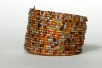 BRACCIALETTI RIGIDI CON PERLINE 18 FILI