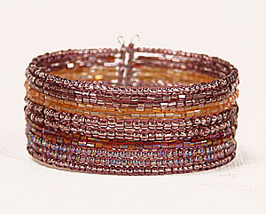 BRACCIALETTI RIGIDI CON PERLINE 12 FILI - Image 3