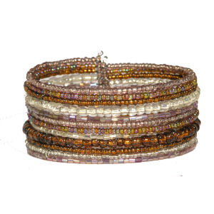 BRACCIALETTI RIGIDI CON PERLINE 12 FILI - Image 5