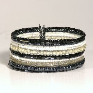 BRACCIALETTI RIGIDI CON PERLINE 12 FILI - Image 12