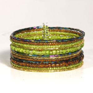 BRACCIALETTI RIGIDI CON PERLINE 12 FILI - Image 11