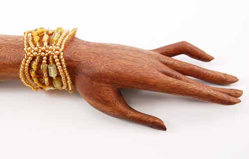 BRACCIALI ONDA CON MADREPERLA COLORATE - Image 4