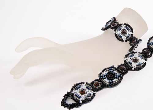 BRACCIALI APERTI PERLINE 5 BOTTONI - Image 6