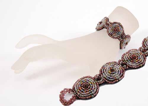 BRACCIALI APERTI PERLINE 5 BOTTONI - Image 8