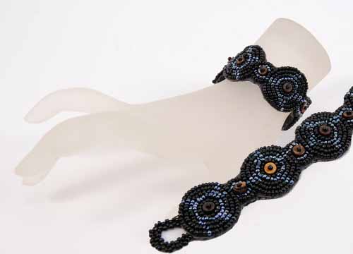 BRACCIALI APERTI PERLINE 5 BOTTONI - Image 11