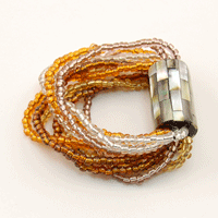 BRACCIALI 10 FILI STRIPE CON TUBO MADREPERLA - Image 7