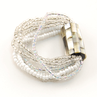 BRACCIALI 10 FILI STRIPE CON TUBO MADREPERLA - Image 8