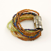 BRACCIALI 10 FILI STRIPE CON TUBO MADREPERLA - Image 9