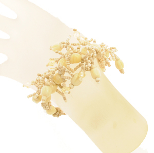 BRACCIALI CORALLO CON PERLE IN VETRO - Image 35