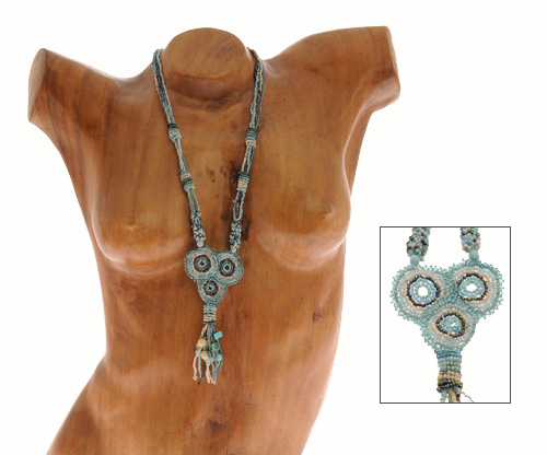 COLLANE 5 FILI 3 CERCHI E FRANGE RUFIDA - Image 9