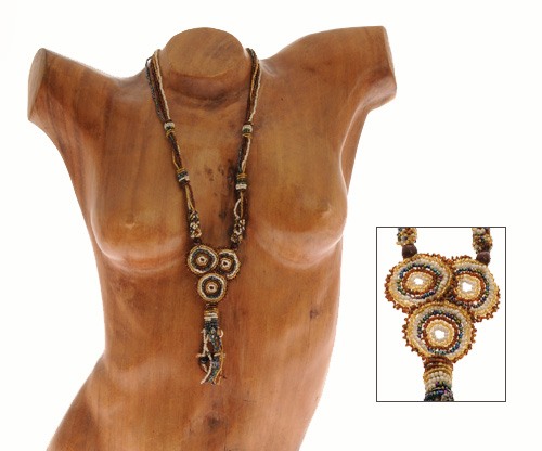 COLLANE 5 FILI 3 CERCHI E FRANGE RUFIDA - Image 12