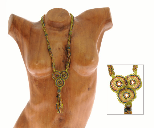 COLLANE 5 FILI 3 CERCHI E FRANGE RUFIDA - Image 14