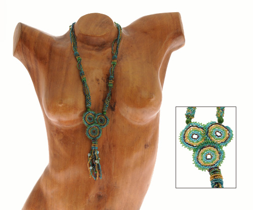 COLLANE 5 FILI 3 CERCHI E FRANGE RUFIDA - Image 17