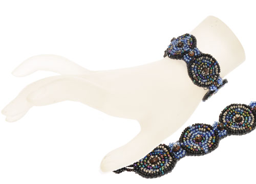 BRACCIALI APERTI PERLINE 5 BOTTONI - Image 13