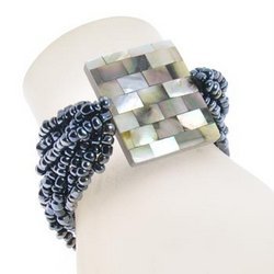 BRACCIALI ELASTICI 10 LINES MOZAIC KOTAK TINTA UNITA - Image 5