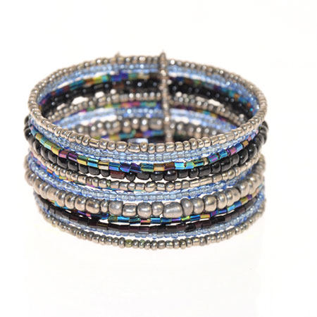 BRACCIALETTI RIGIDI CON PERLINE 12 FILI - Image 17