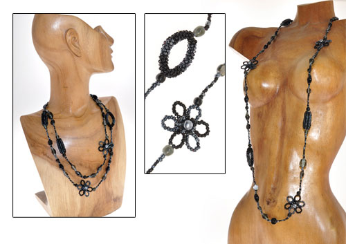 COLLANE BALLY FLOWER CERAMIC STYLE - Image 4